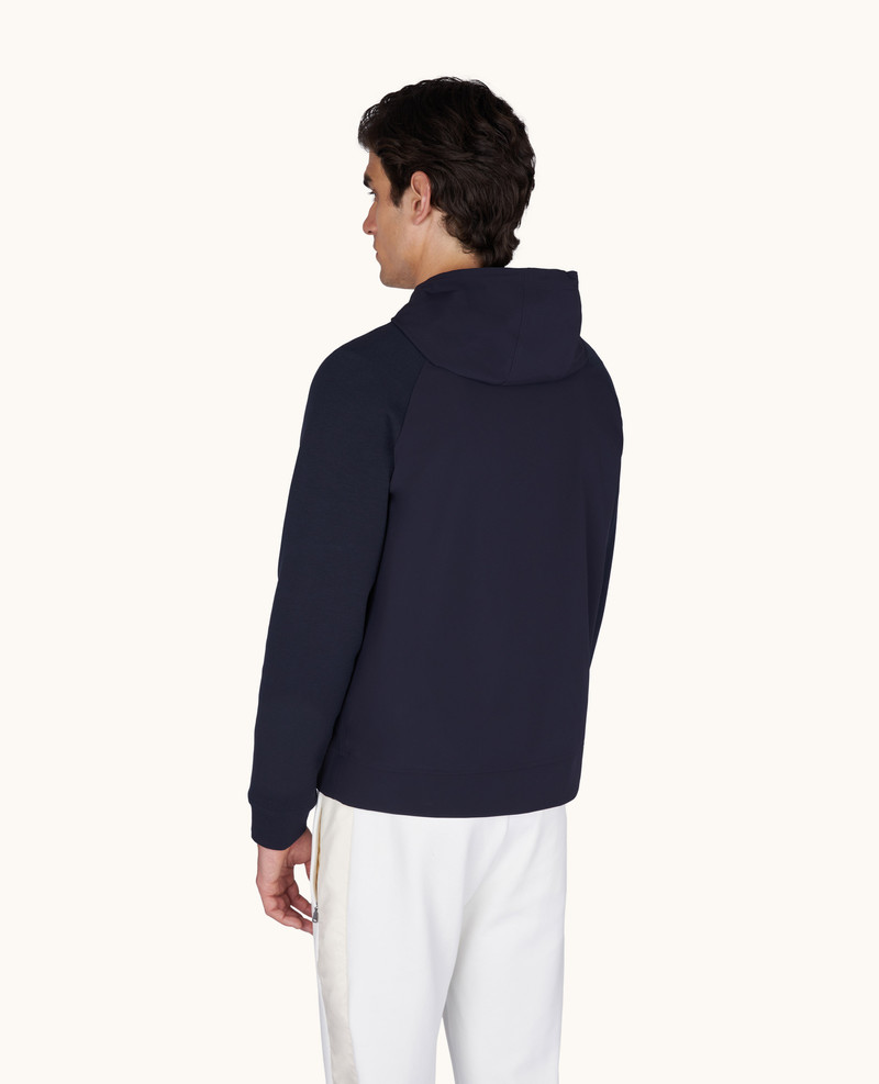 Paul & Shark HYBRID SWEATSHIRT IN DYNAMIC AND JERSEY outlook