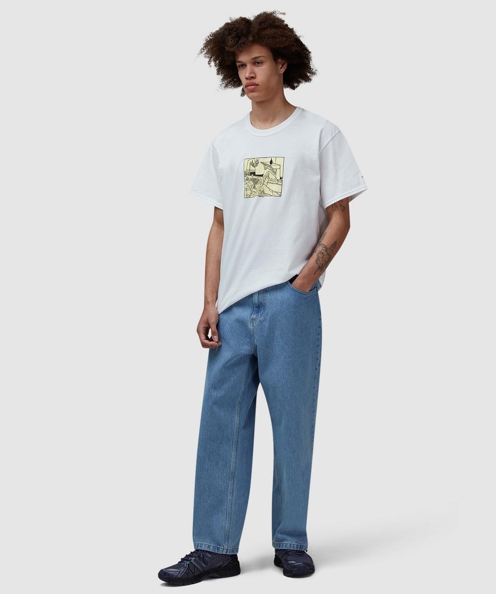 【NOAH】 DRUNKEN SAILOR TEE R5866 Noah Drunken sailor t-shirt | WHITE | SEVENSTORE