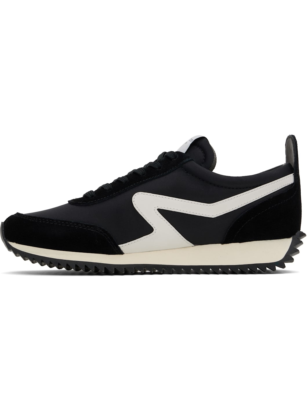 Black Retro Runner Sneakers - 3