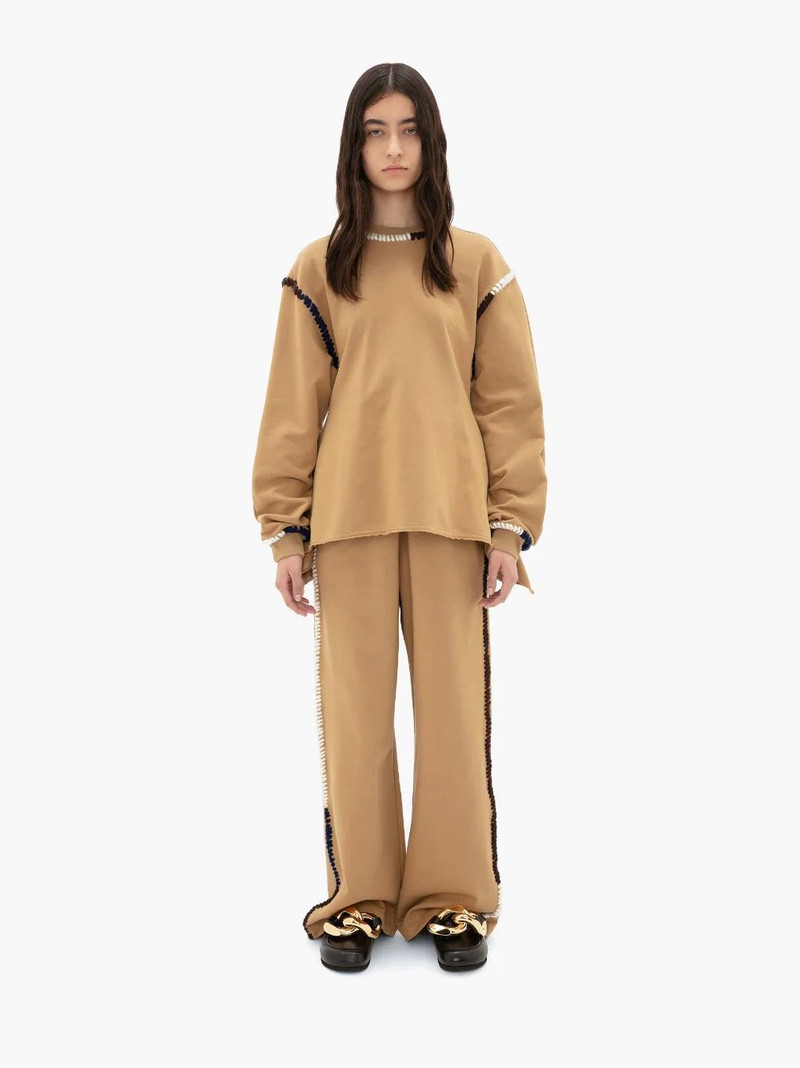 JW Anderson WIDE LEG CONTRAST STITCH TRACK PANT outlook