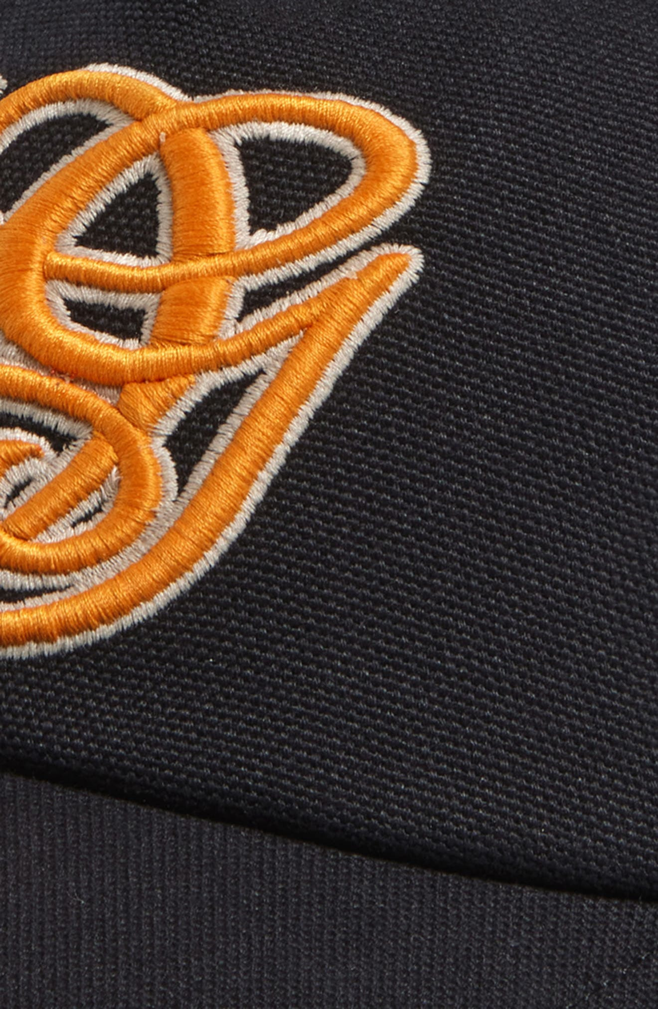 Valentino Garavani VG Signature Embroidered Adjustable Baseball Cap in Black/Orange at Nordstrom - 3