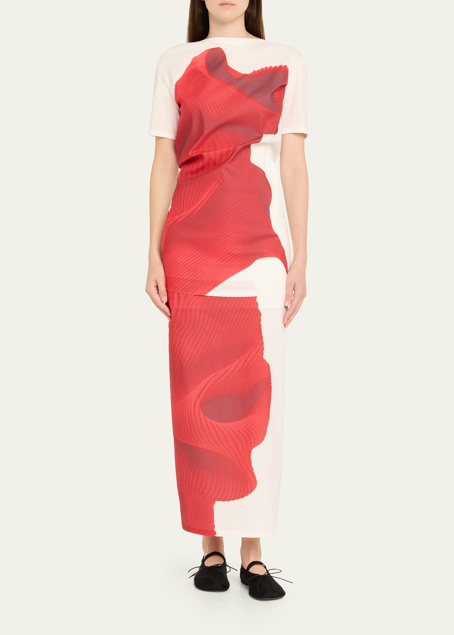 Knit As Represented Column Maxi Skirt - 2