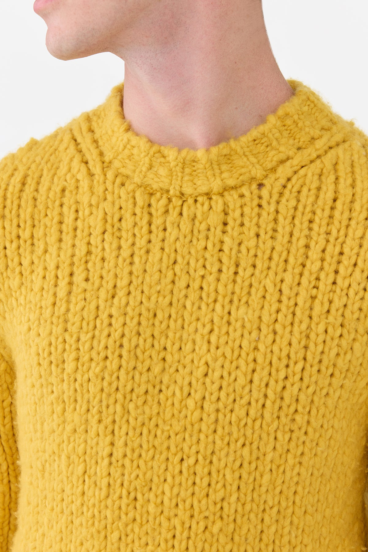 Lawrence Knit Sweater in Golden Birch Welfat Cashmere - 5