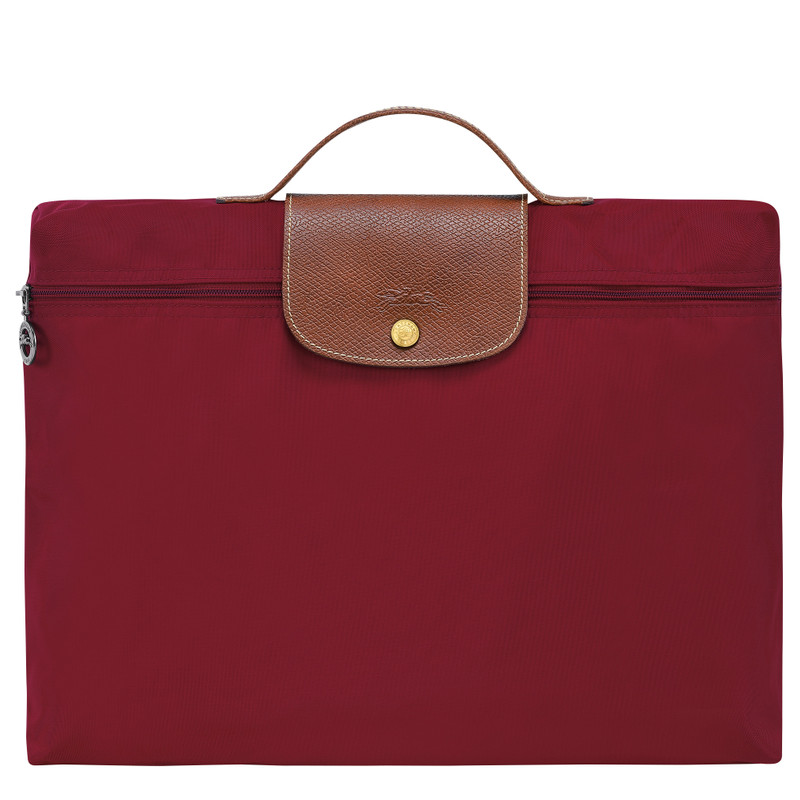 Le Pliage Original S Briefcase Red - Recycled canvas 1