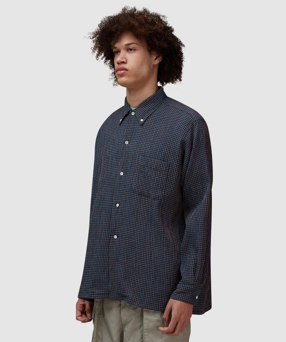 Open B.D. plaid shirt - 2