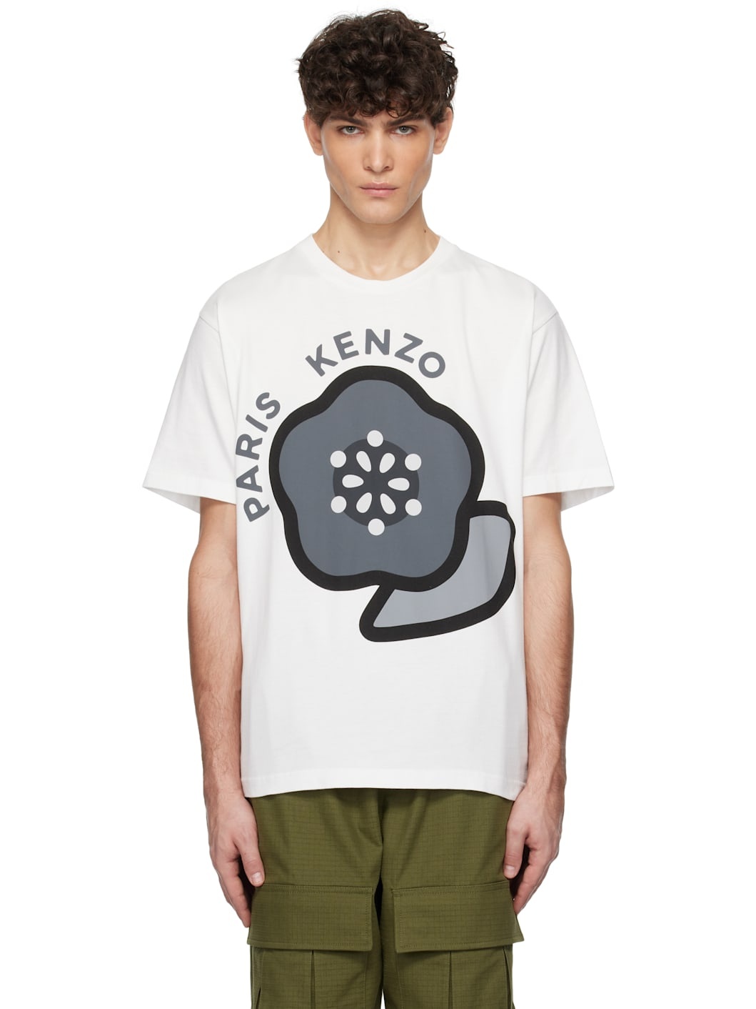 White Kenzo Paris 'Kenzo Pop' T-shirt - 1