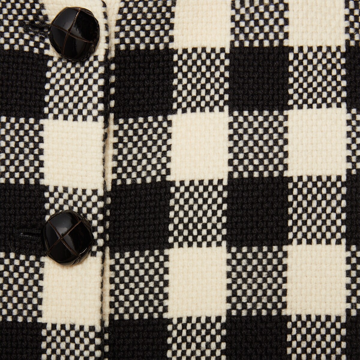 Gingham wool jacket - 4