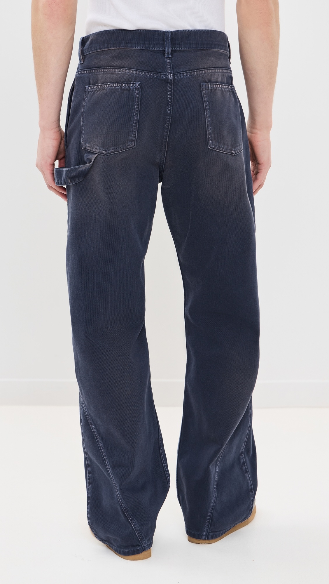 Aged Twisted Workwear Jeans - 4