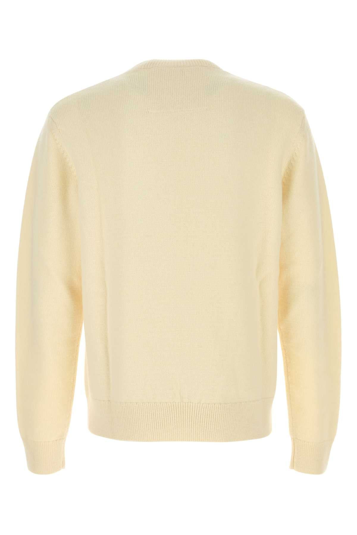 Givenchy Men Ivory Wool Sweater - 2