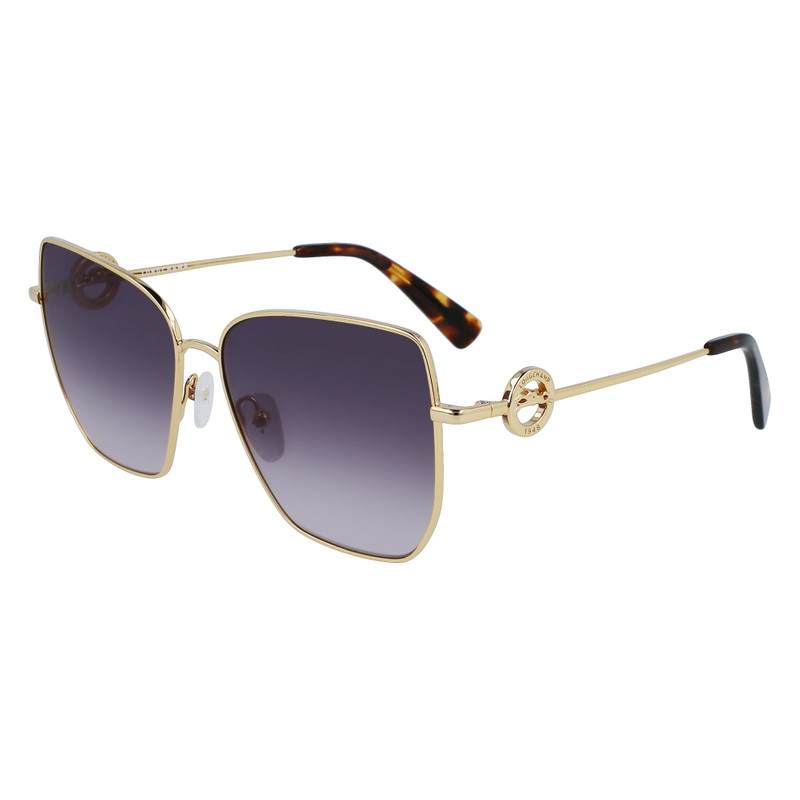 Longchamp Fall-Winter 2023 Collection Sunglasses Gold/Violet - OTHER outlook