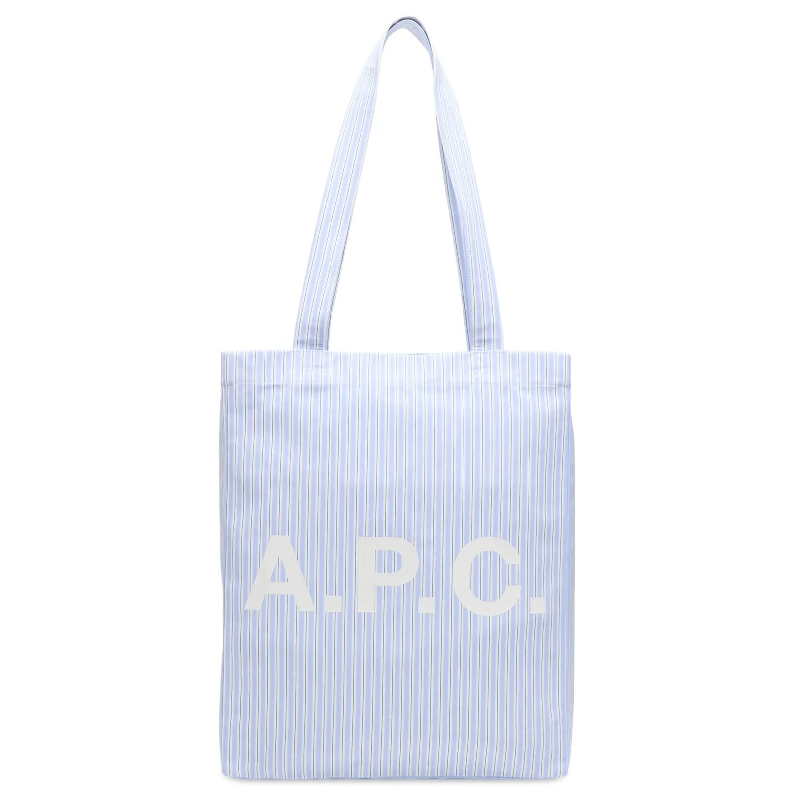 A.P.C. Striped Poplin Lou Tote Bag - 1