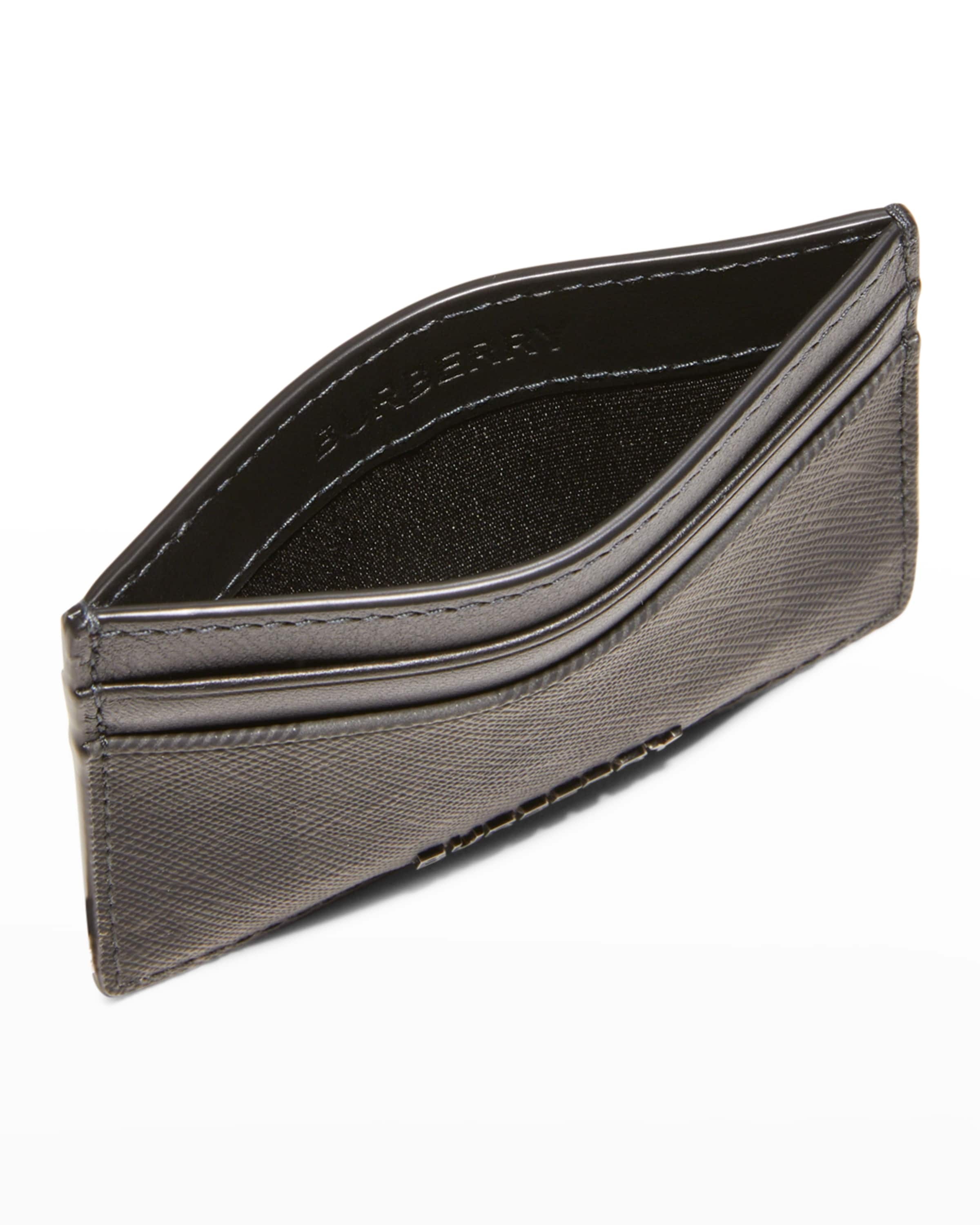 Men's Sandon Check Logo Card Case - 4