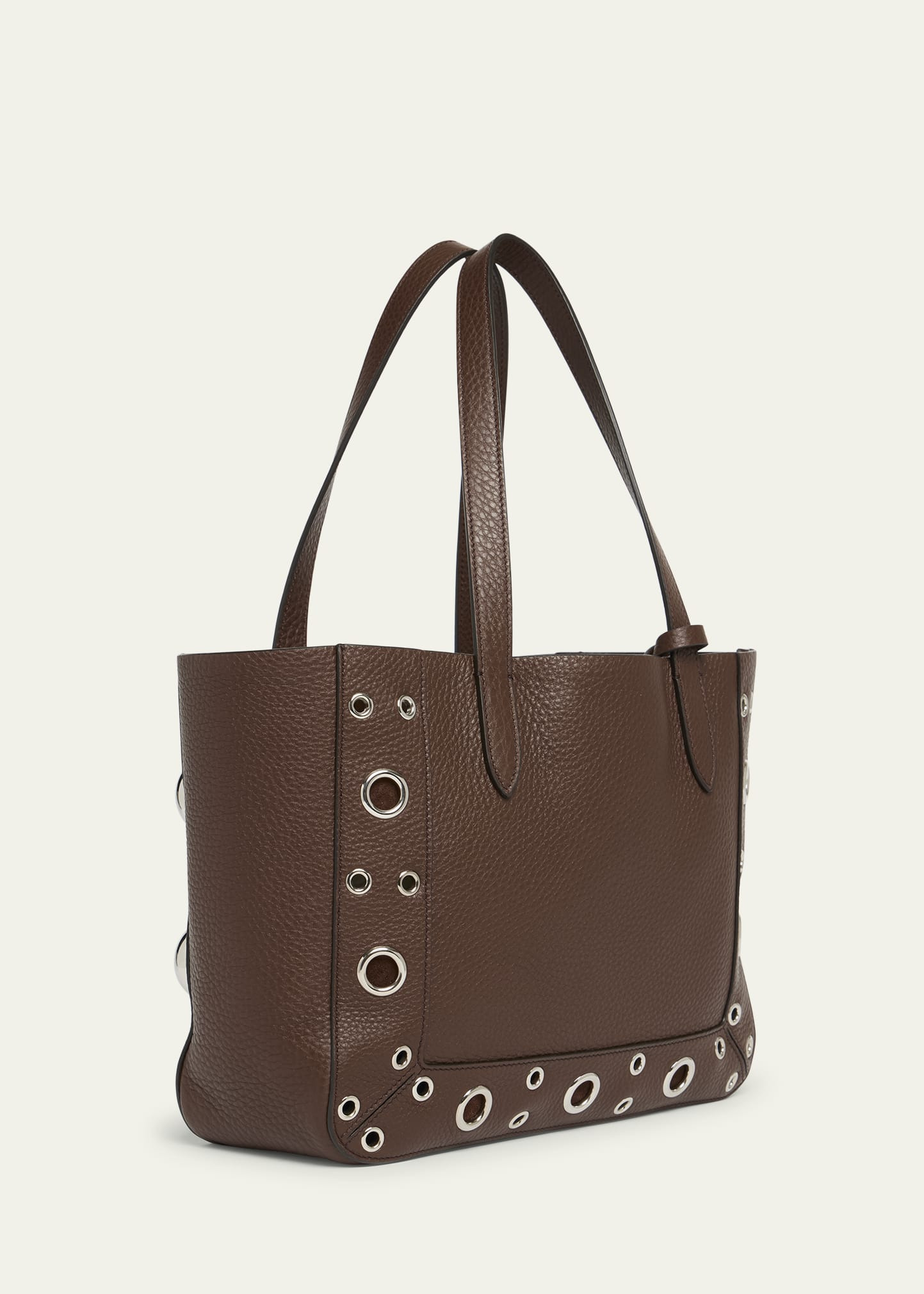 Nellcote Medium Studded Leather Tote Bag - 3