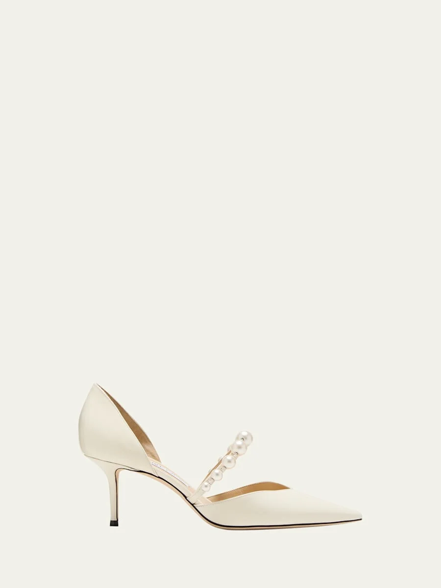 Aurelie d'Orsay Pearly Band Pumps - 1