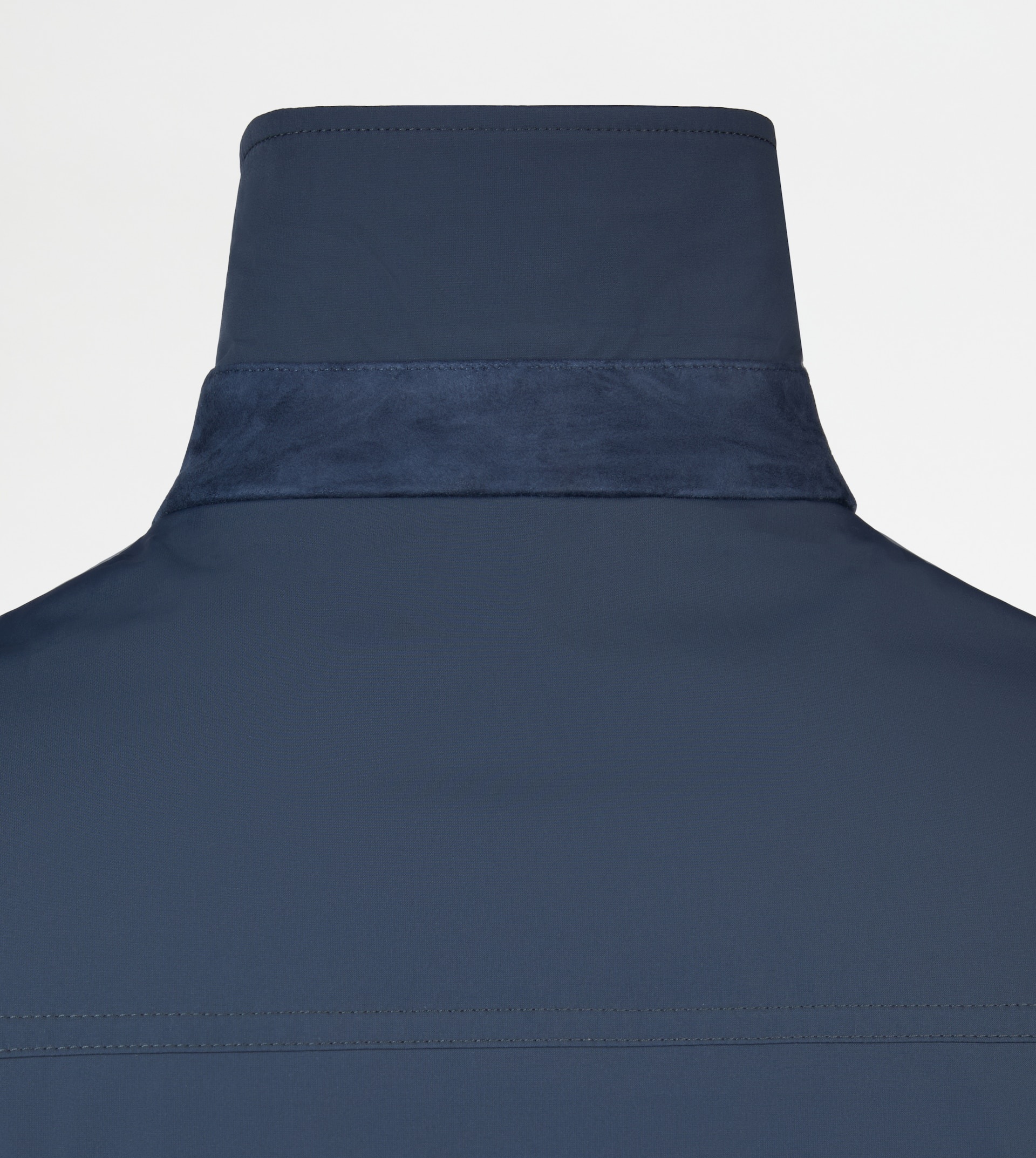 SHIRT JACKET IN TECHNICAL FABRIC - BLUE - 2