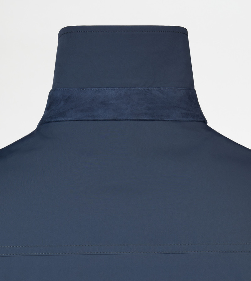 SHIRT JACKET IN TECHNICAL FABRIC - BLUE 2