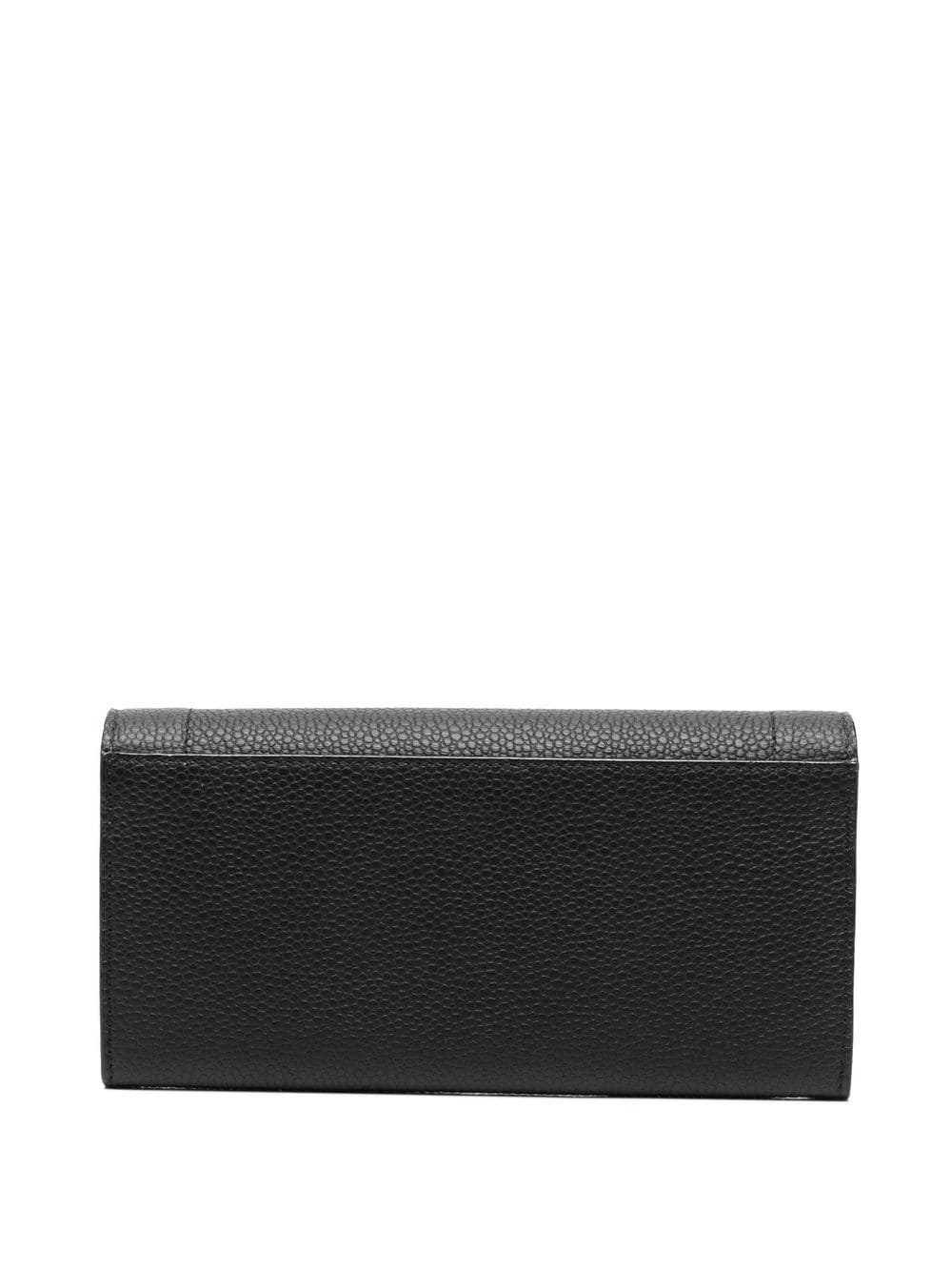 logo-patch leather wallet - 2