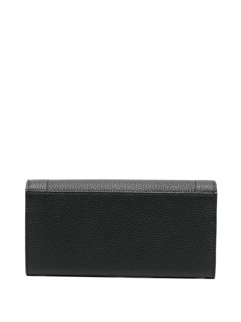 LANCEL logo-patch leather wallet outlook