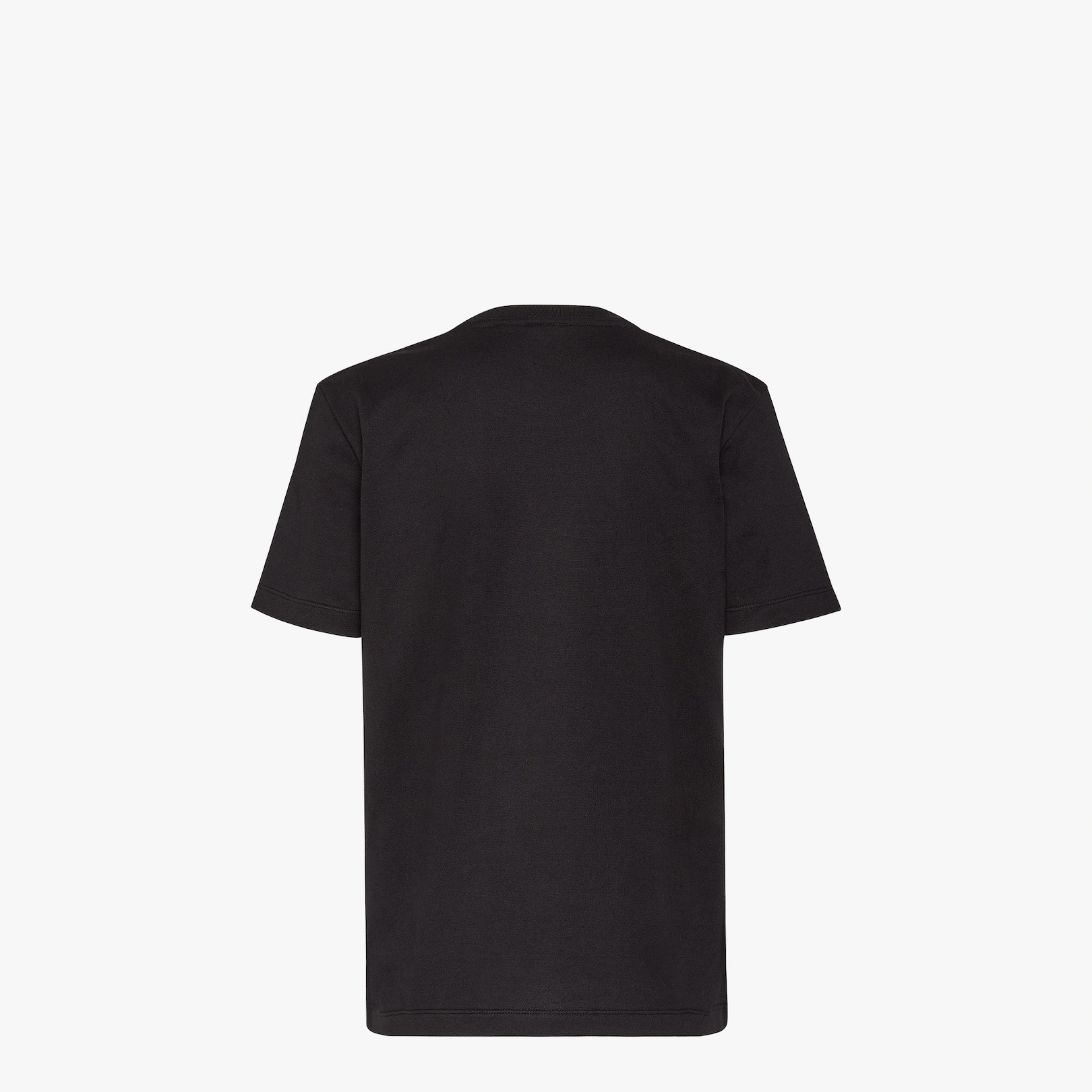 Black cotton T-shirt - 2