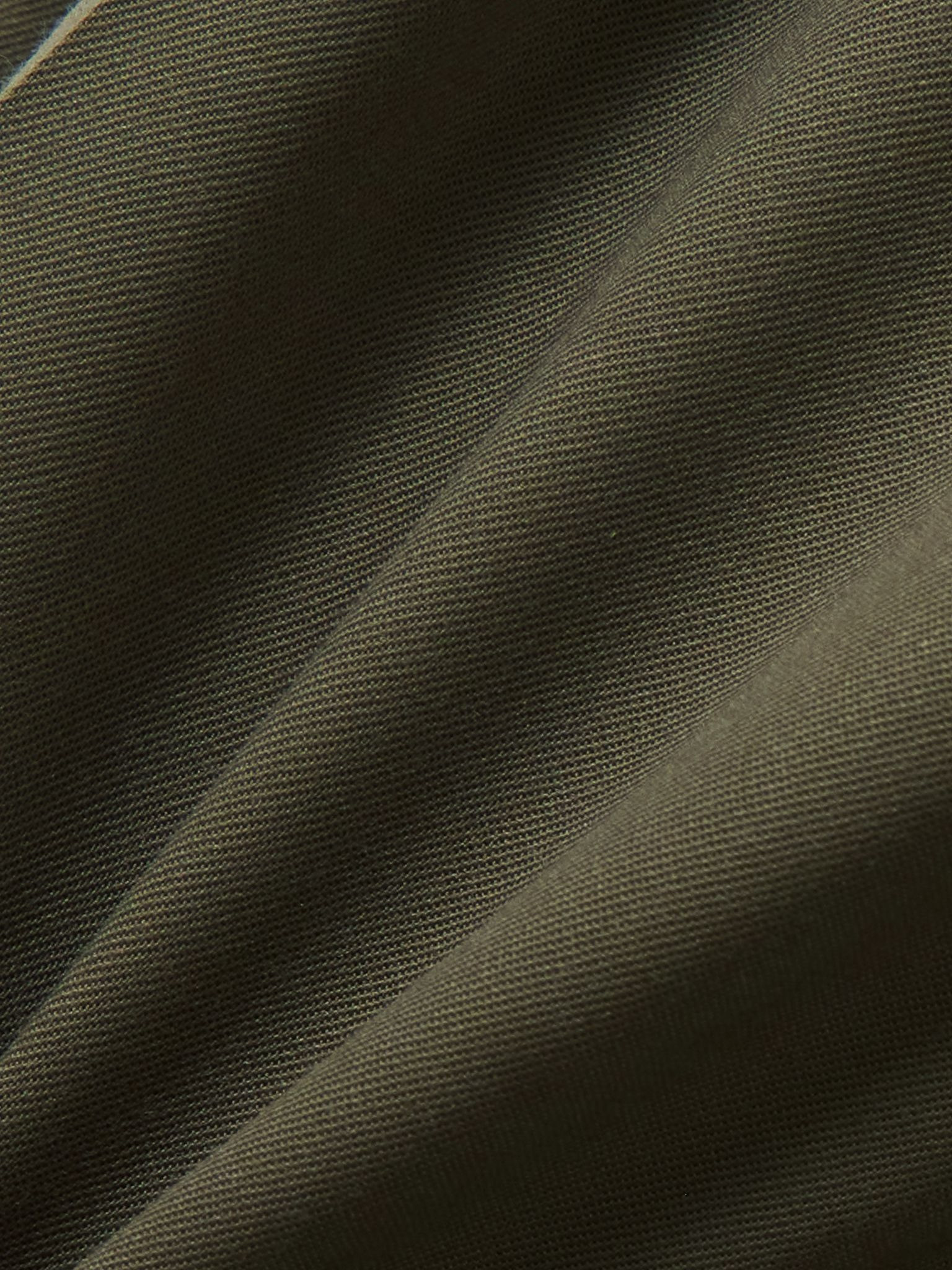 Daytona pleated grain de poudre wide-leg pants Army green - 4