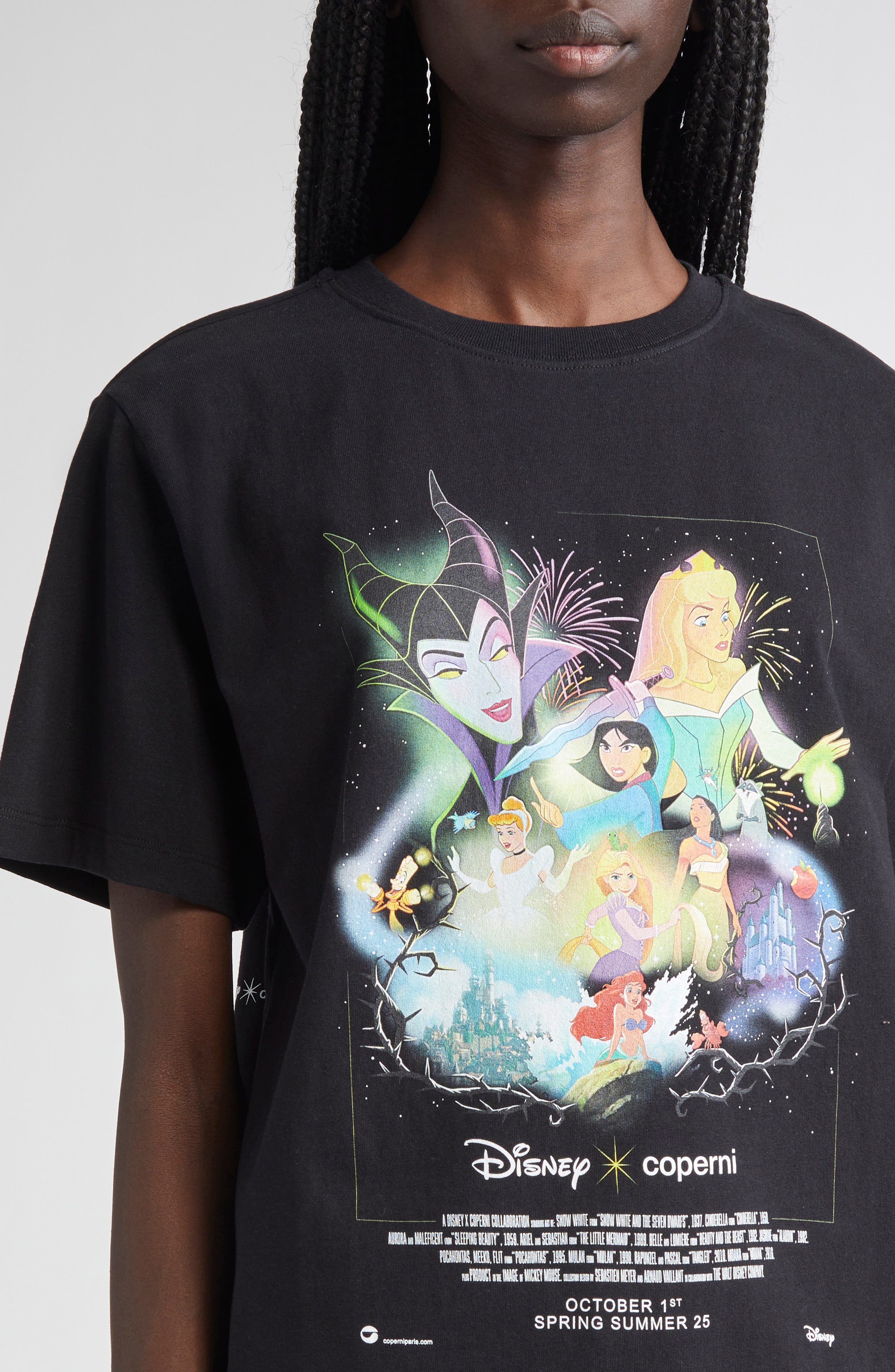 Coperni x Disney Collector Graphic T-Shirt in Black at Nordstrom - 4