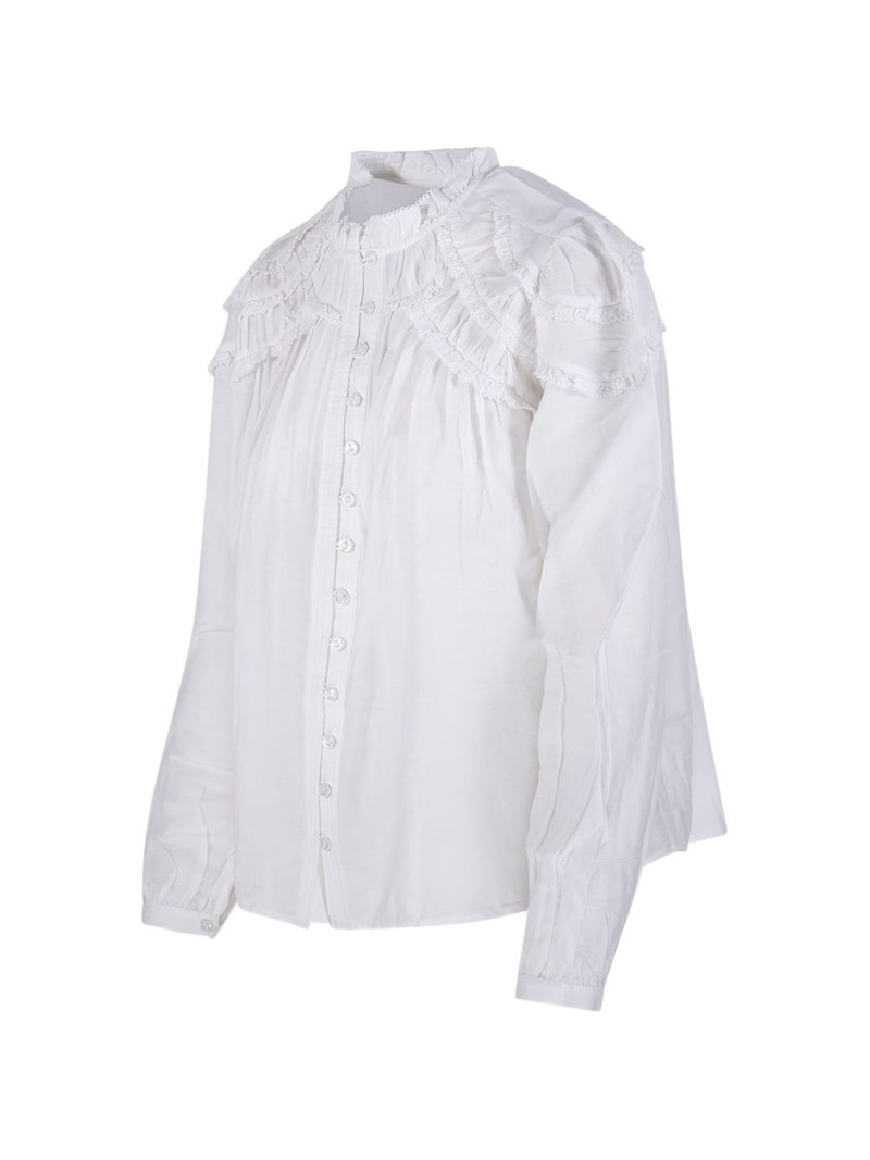 Isabel Marant Étoile Christa ruffled button shirt outlook