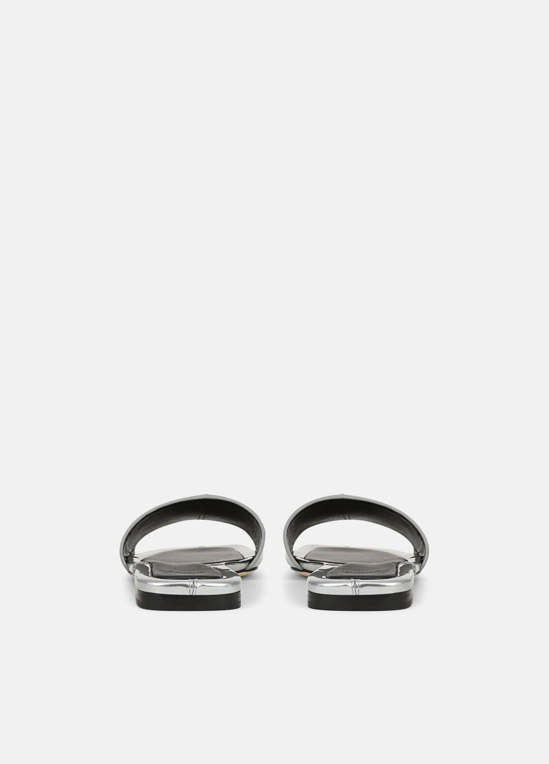 Vince Valeria Metallic Leather Slide Sandal outlook