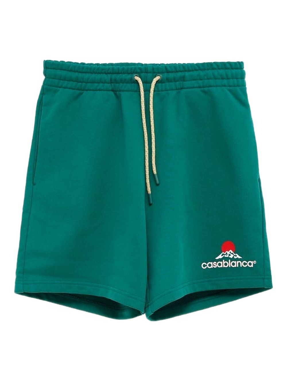 logo-print drawstring shorts - 1
