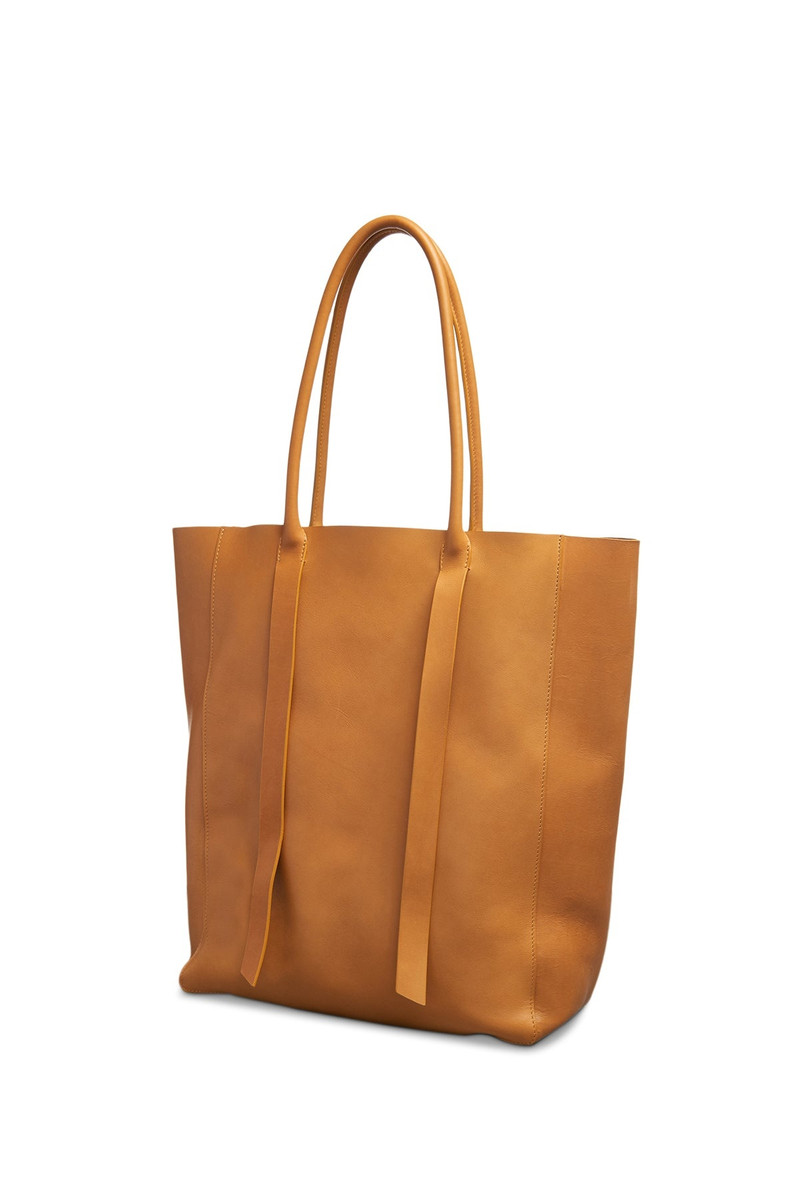 Marianne Tote Bag in Cashew Leather 1
