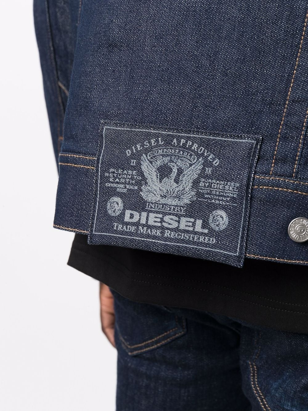 Candiani Coreva™ Trucker denim jacket - 5