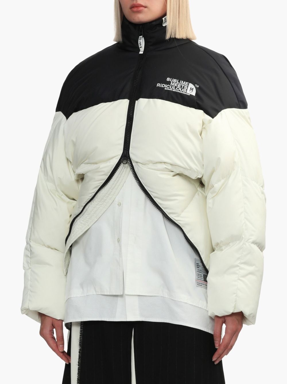 cropped puffer jacket - 3