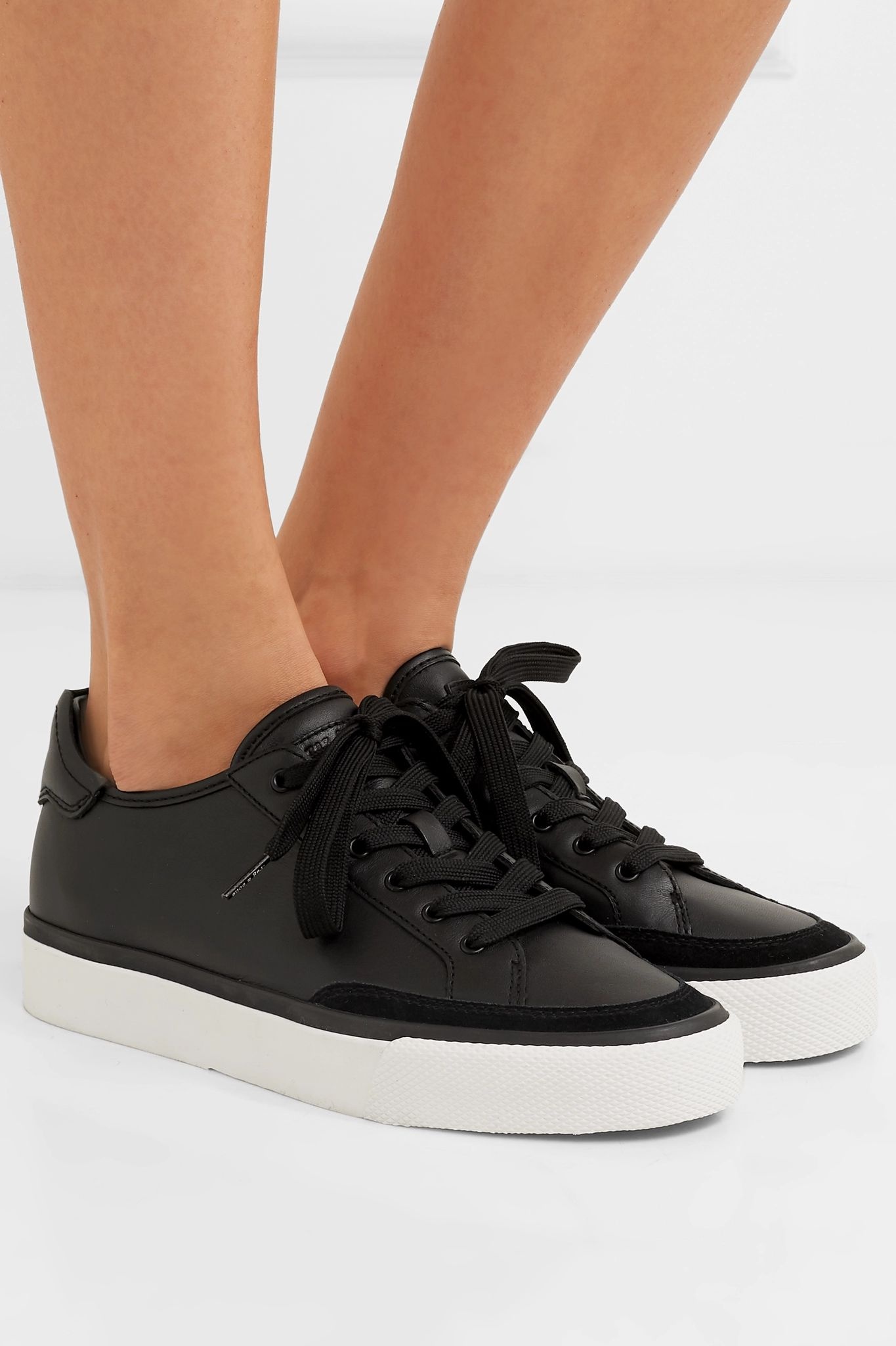 Army suede-trimmed leather sneakers  - 2