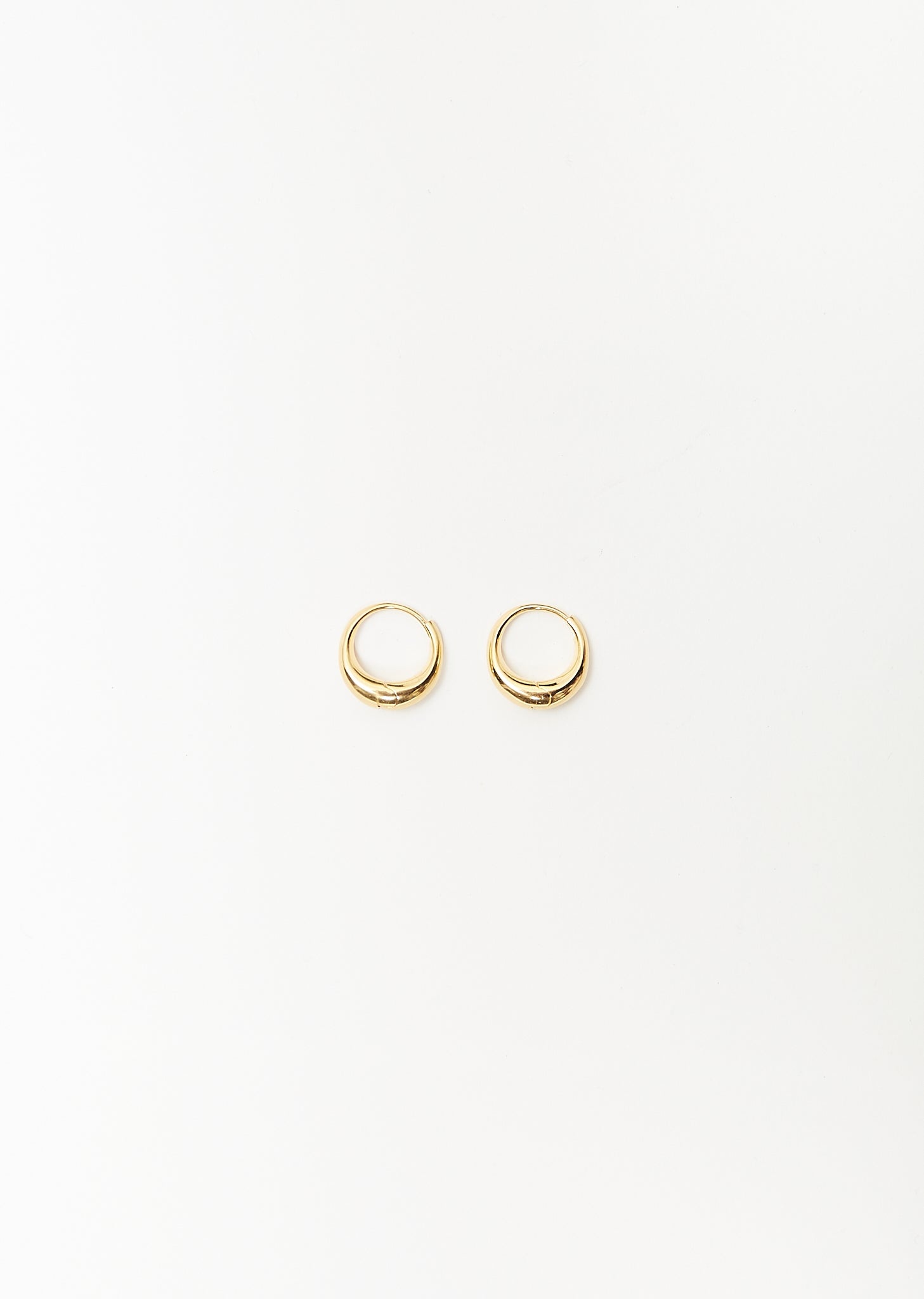 Gold Small Sigrid Hoops - 1