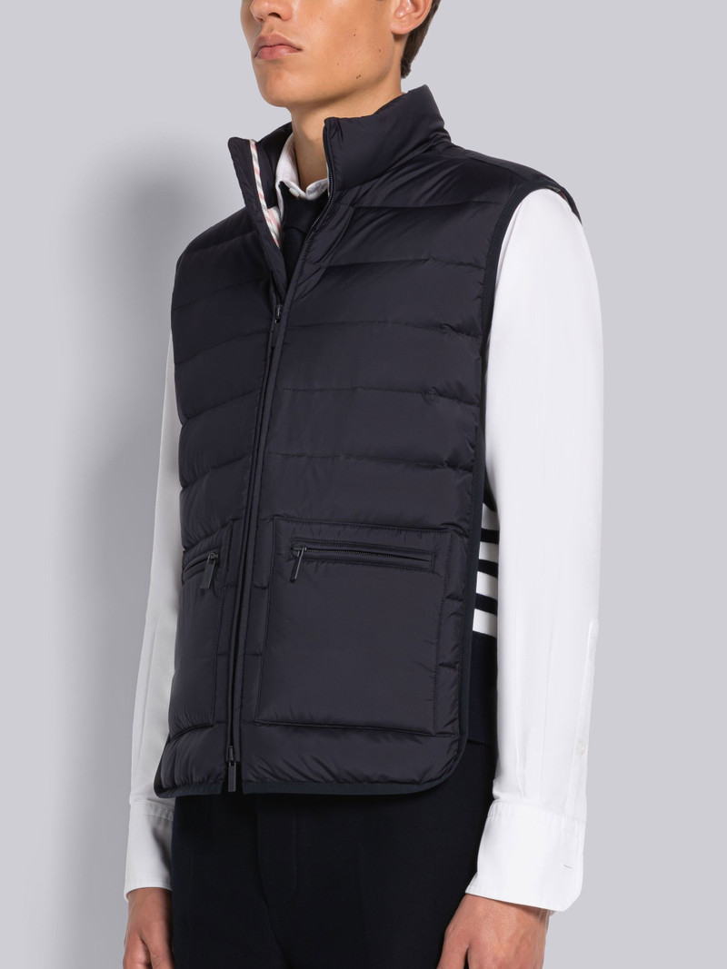 Thom Browne ULTRA LIGHT NYLON TECH FUNNEL NECK DOWN VEST outlook