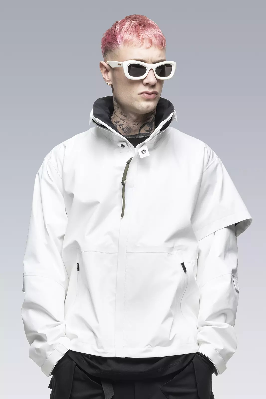 J101-GT 3L Gore-Tex Pro Interops Jacket White - 3