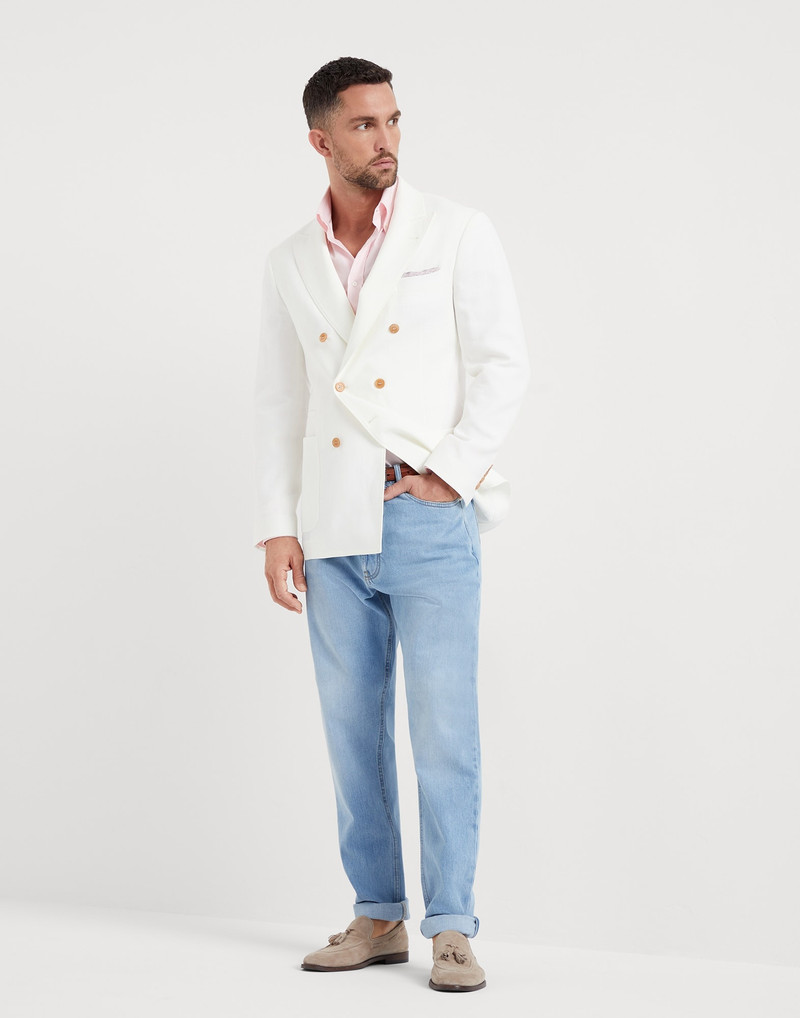 Denim iconic fit five-pocket trousers 4