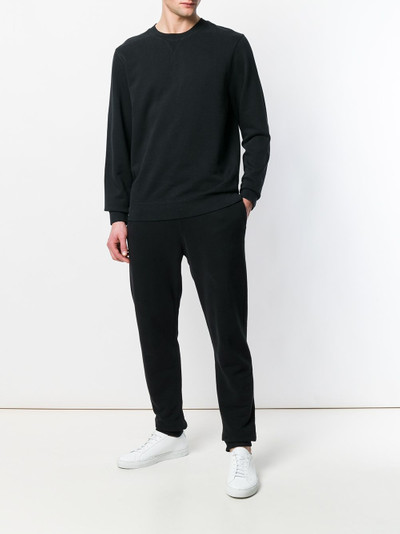 Sunspel crew neck sweatshirt outlook