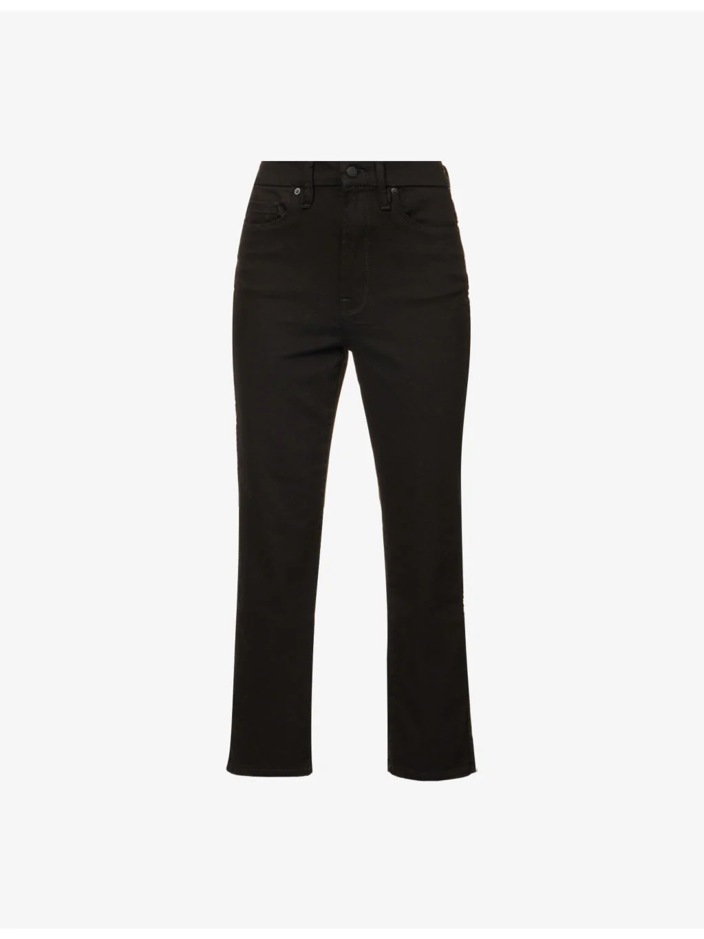 Good Curve straight-leg mid-rise stretch-denim jeans - 1