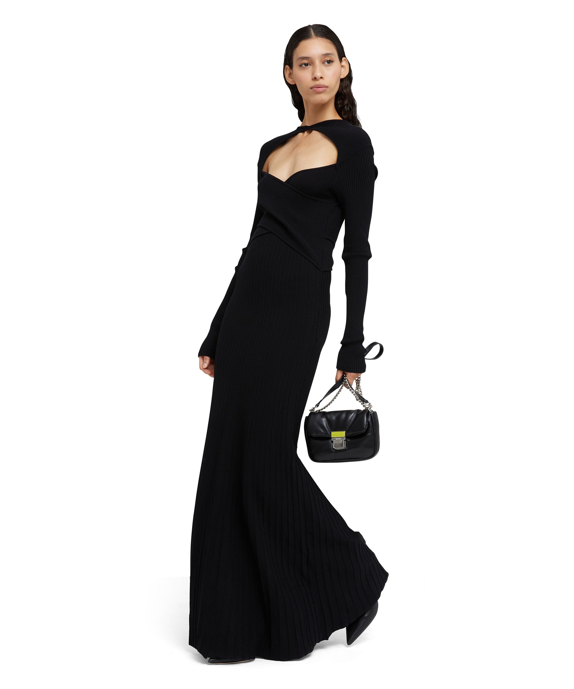 Puffer handbag with snap - 6