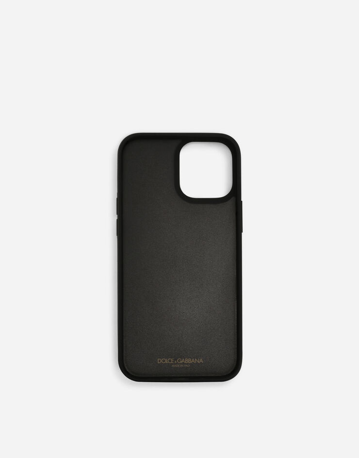 Dauphine calfskin iPhone 12 Pro cover with plate - 2