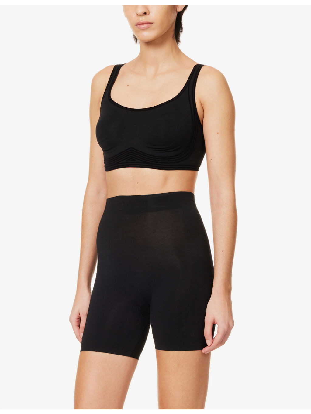 Contour control stretch-cotton shorts - 2