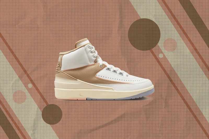 Jordan AIR JORDAN 2 RETRO WOMEN'S MUSLIN - SAIL/DESERT/SUNSET HAZE outlook