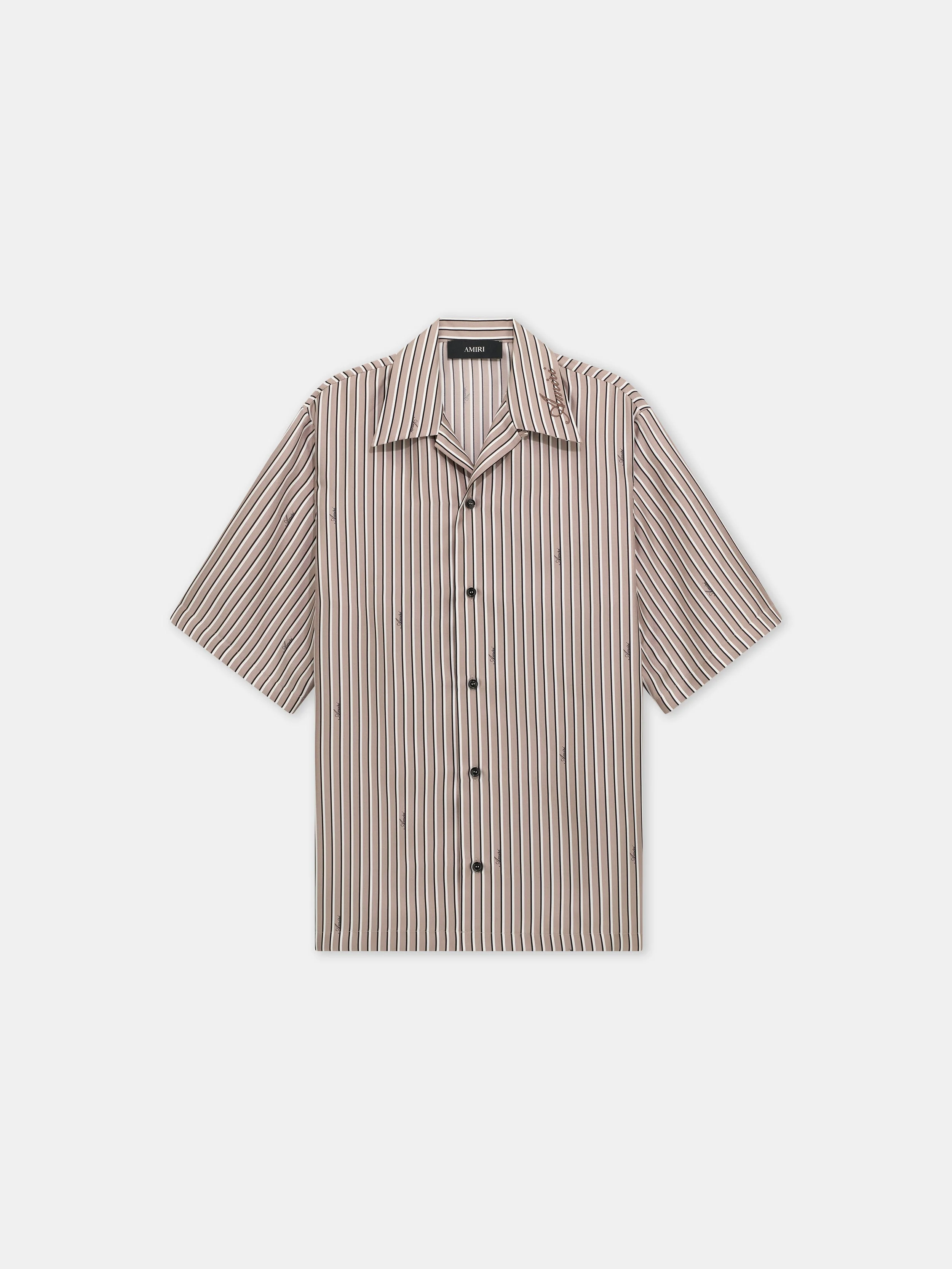 AMIRI SCRIPT BOWLING SHIRT - 1
