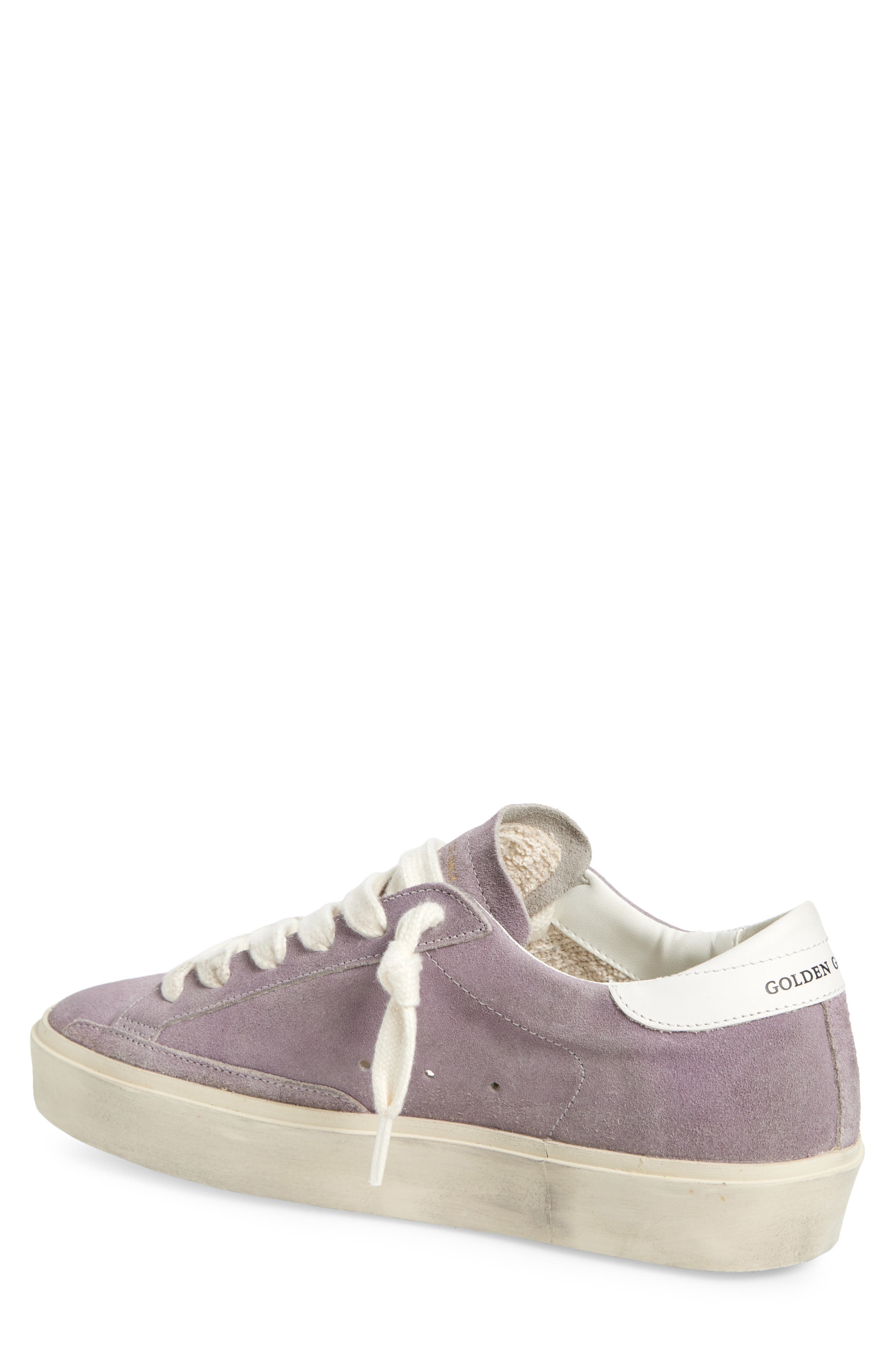 Golden Goose Hi Star Platform Sneaker in Lilac/Silver/White at Nordstrom - 2