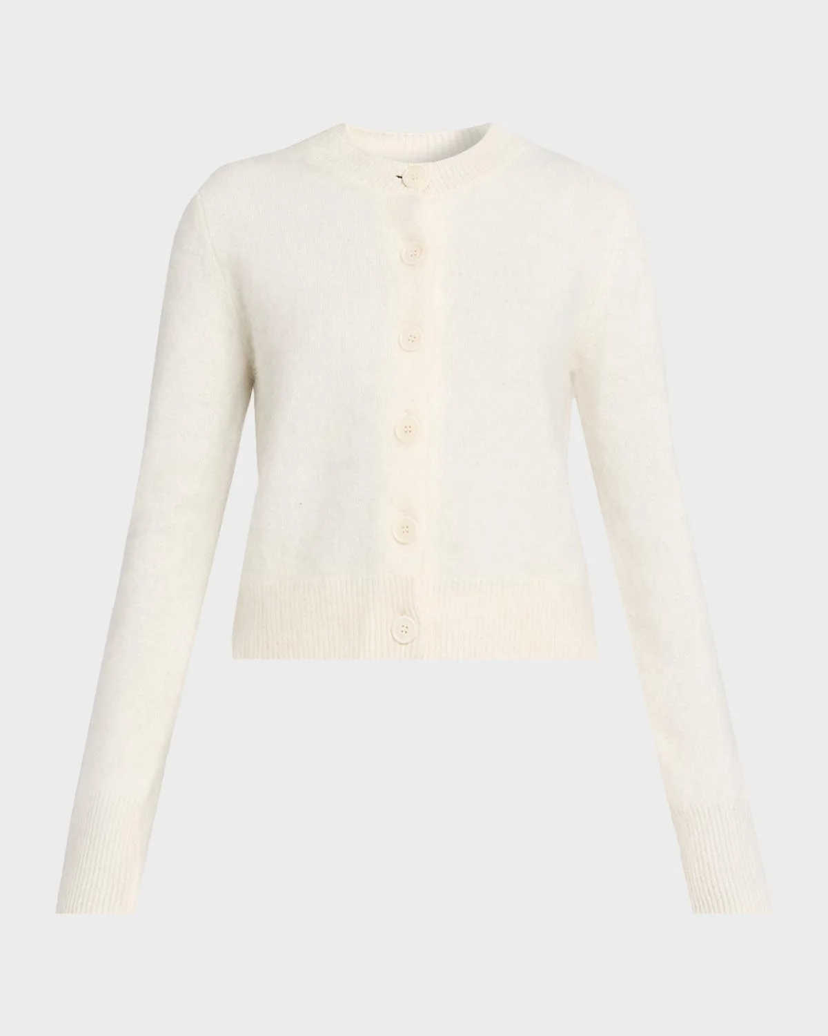 Azalea Brushed Cashmere Cardigan Sweater - 1