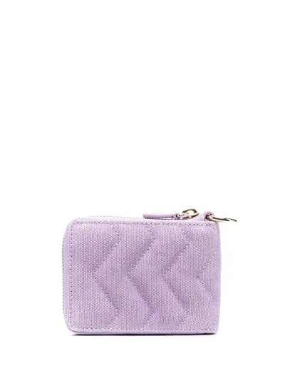 Sandro quilted zip-around wallet outlook