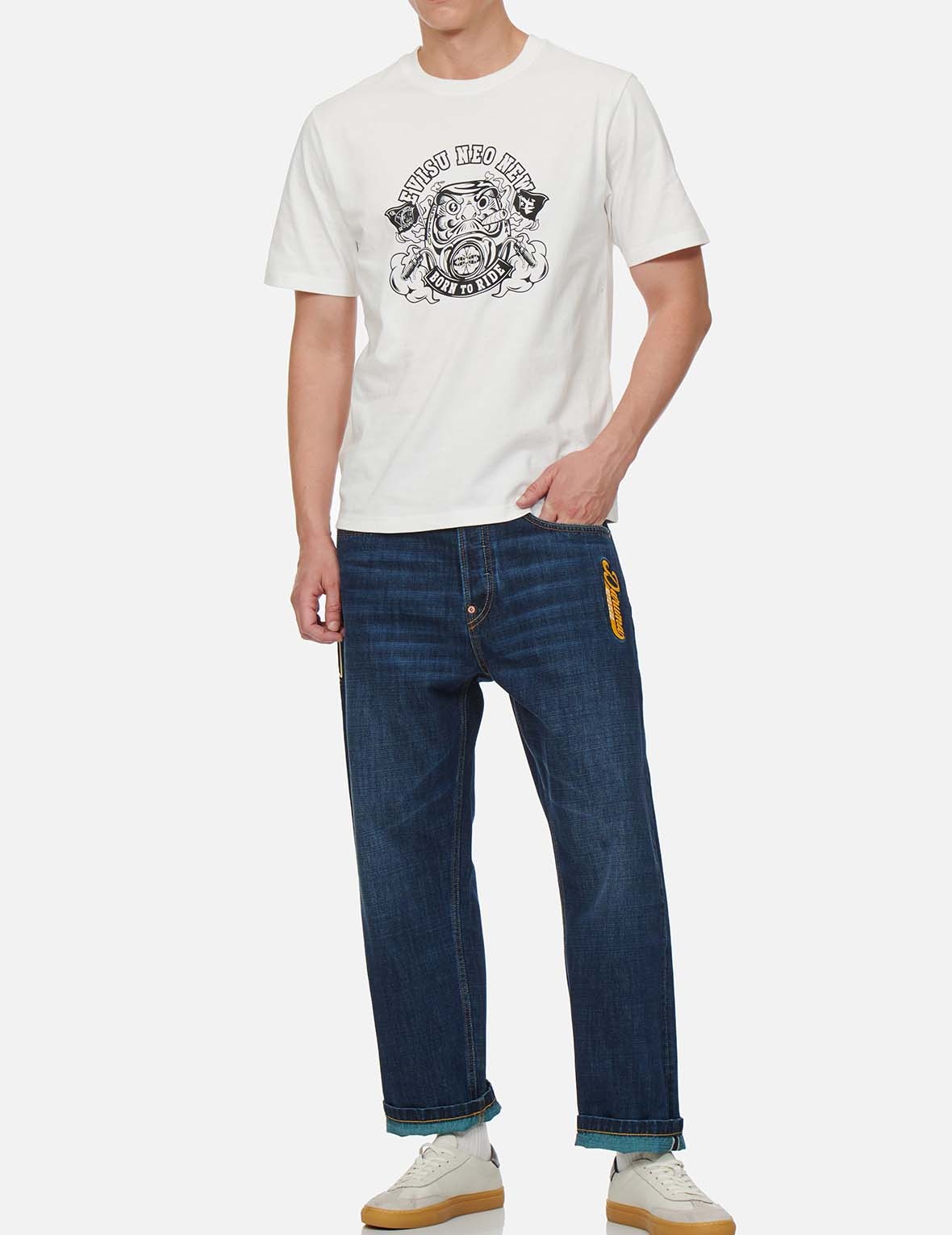 GODHEAD AND DARUMA STRAIGHT LEG JEANS - 6