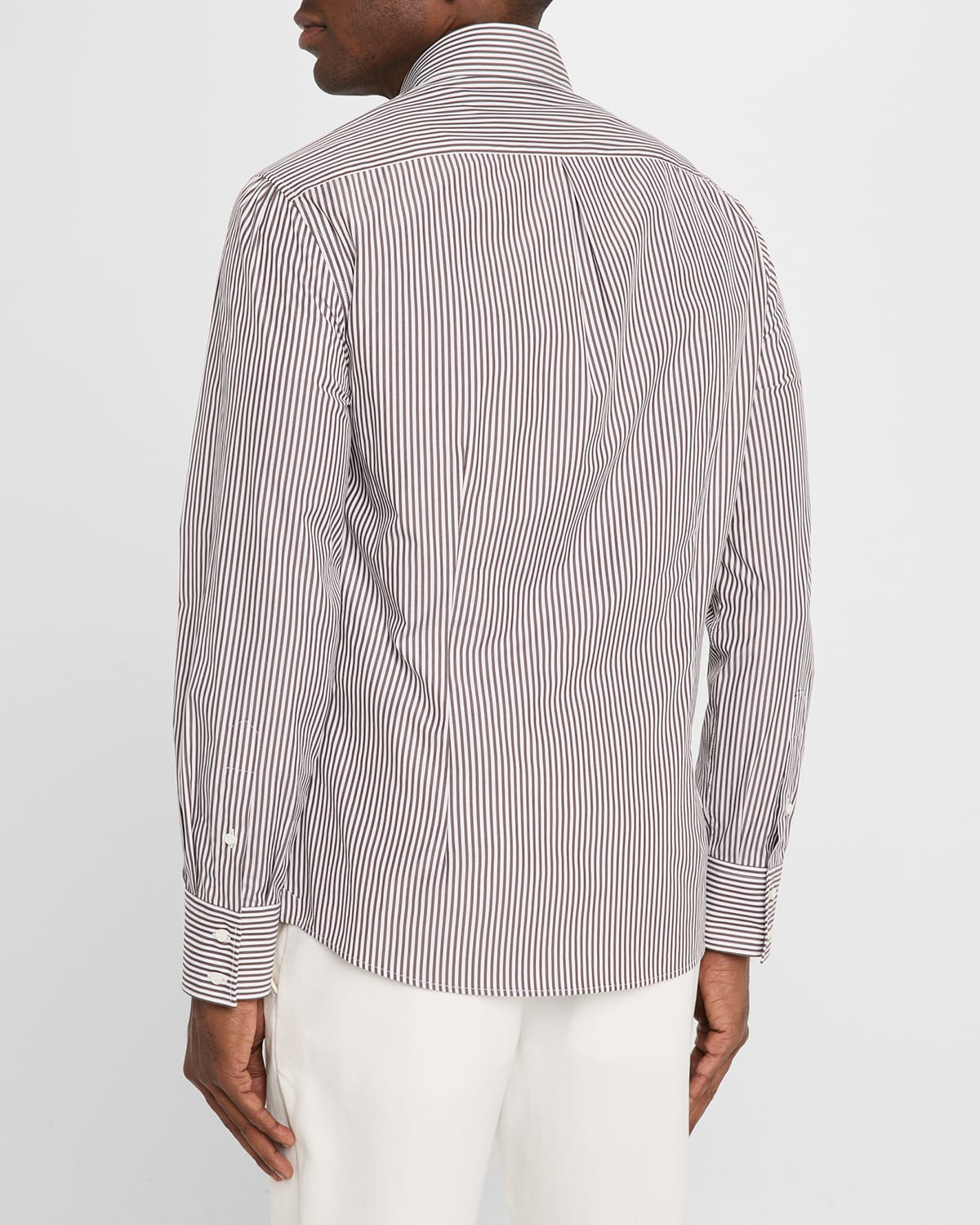 Men's Narrow Striped Long-Sleeve Shirt - 3