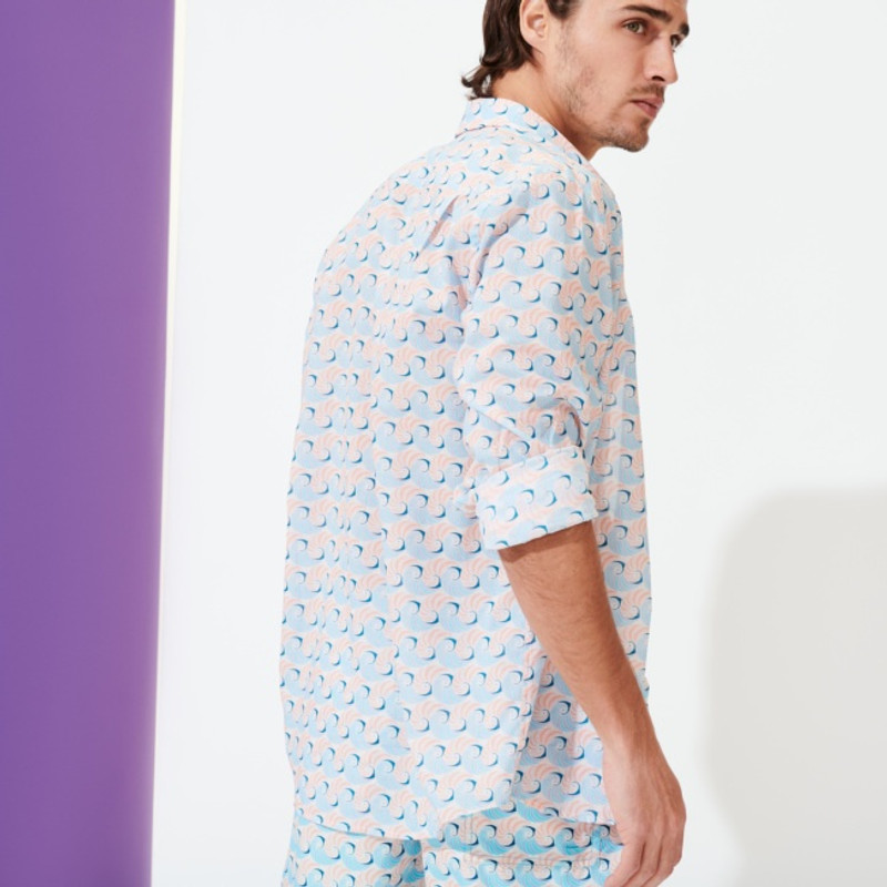 Unisex Cotton Voile Summer Shirt 2007 Snails Cotton Voile 4