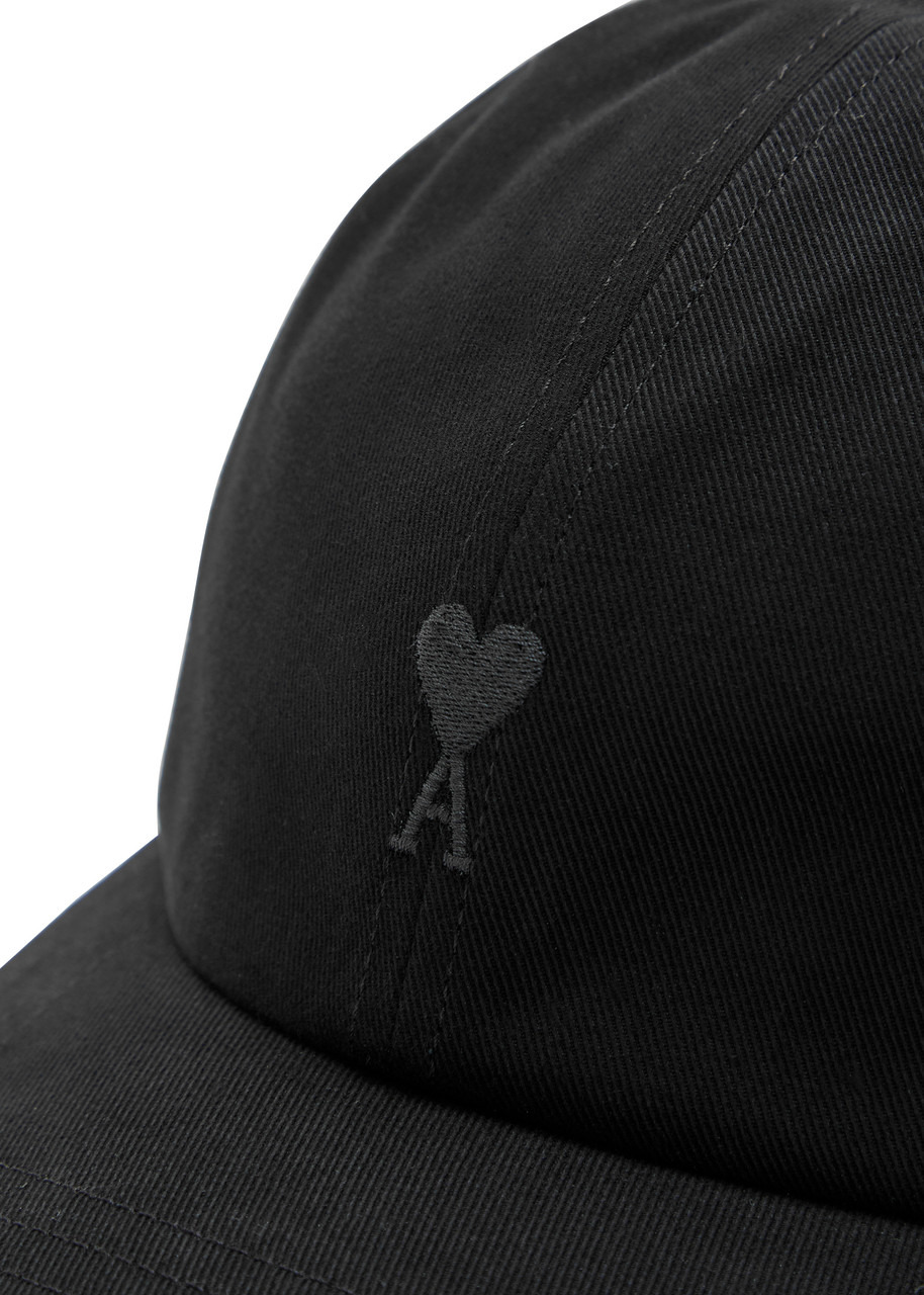 Ami Paris Logo-embroidered Cotton-twill cap - 3